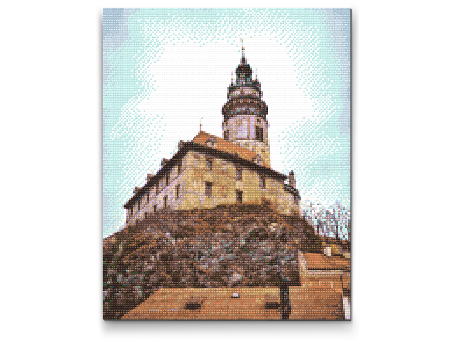 Diamond Painting - Slotstårnet i Cesky Krumlov