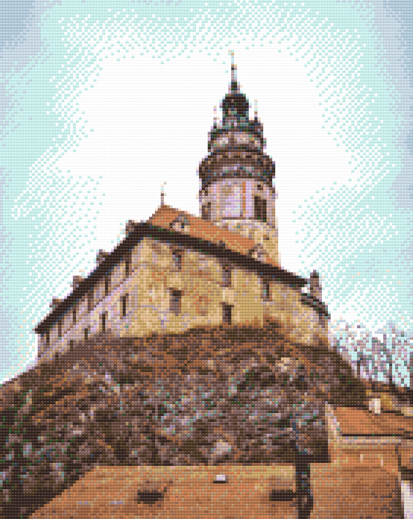 Diamond Painting - Slotstårnet i Cesky Krumlov