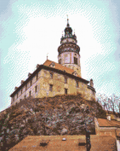 Diamond Painting - Slotstårnet i Cesky Krumlov