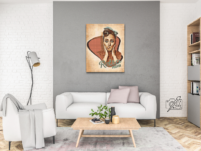 Diamond Painting - Kvinde, retroportræt