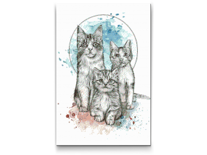Diamond Painting - Tre killinger