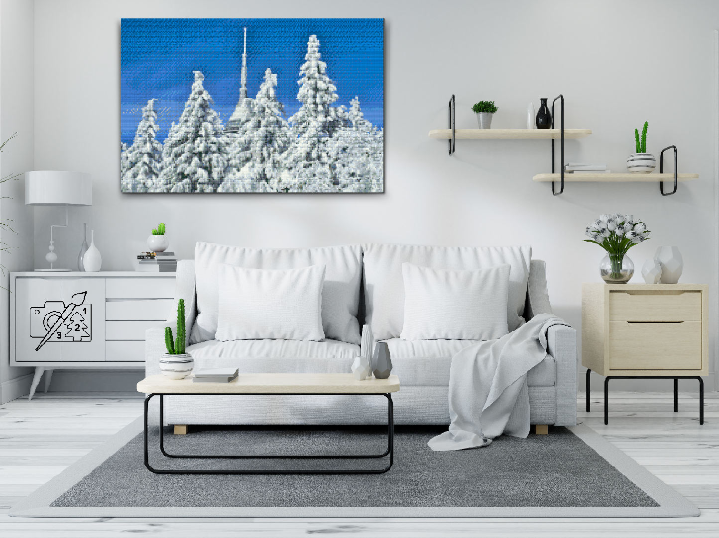 Diamond Painting - Snowy spøgede