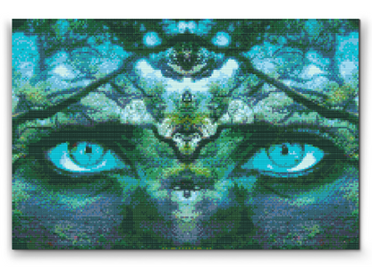 Diamond Painting - Skjult kvinde i skoven