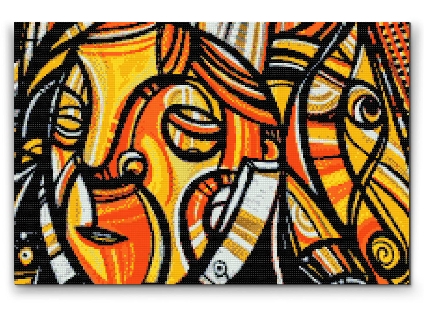 Diamond Painting - Graffiti, kvindeansigt