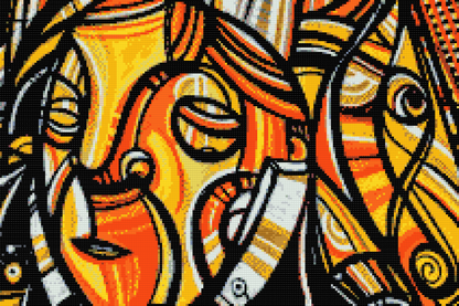 Diamond Painting - Graffiti, kvindeansigt