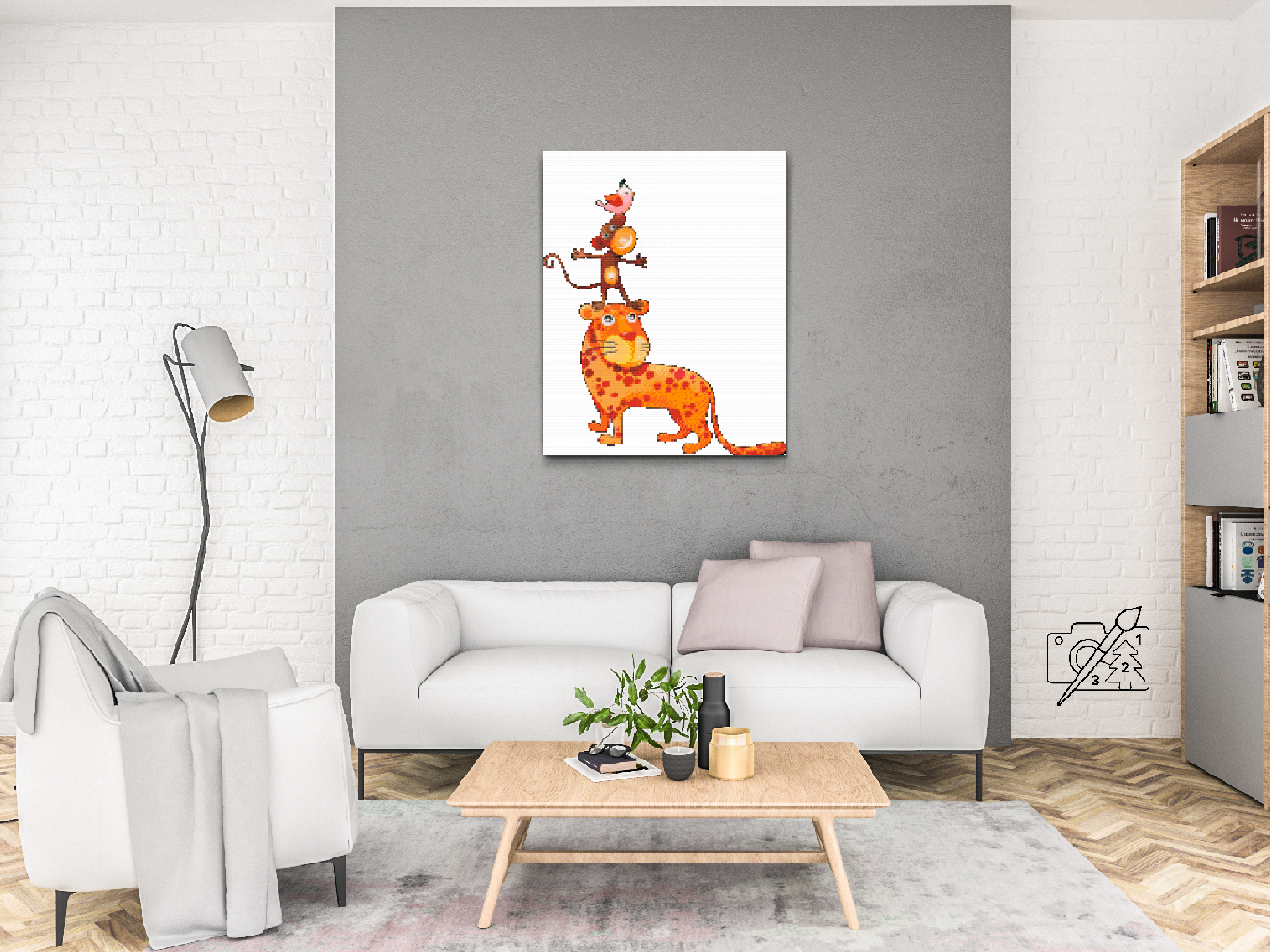 Diamond Painting - Dyre pyramide 2