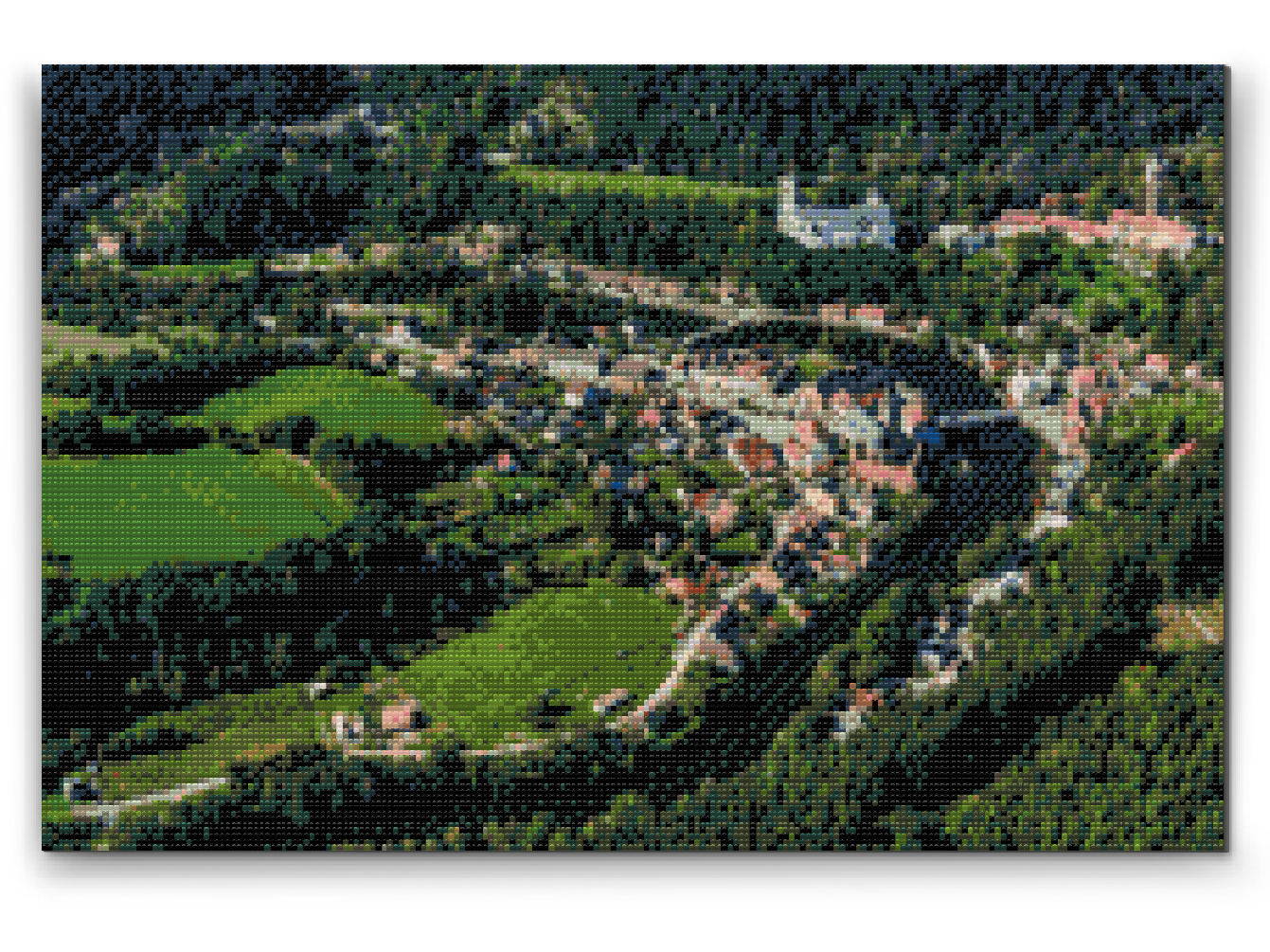 Diamond Painting - Udsigt over Rozmberk Slot