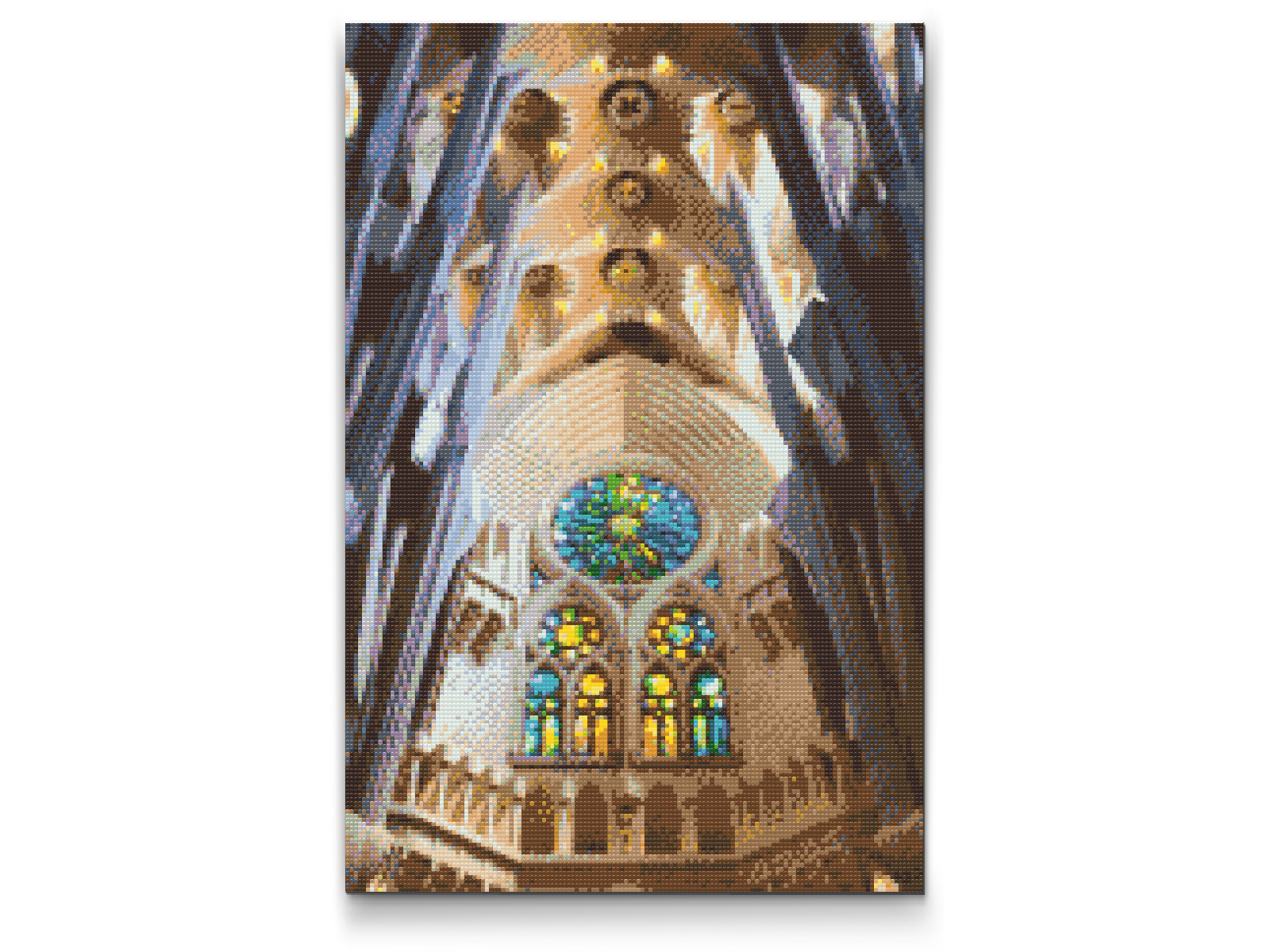 Diamond Painting - Sagrada Família Indre Udsigt