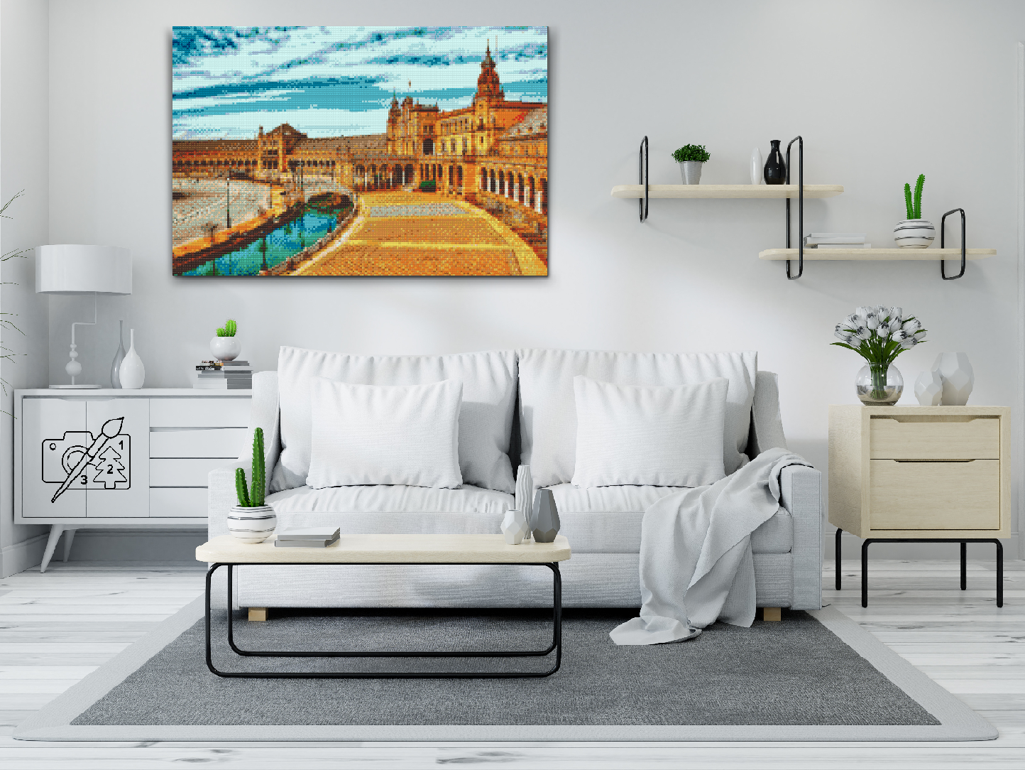 Diamond Painting - Sevilla, Španělsko