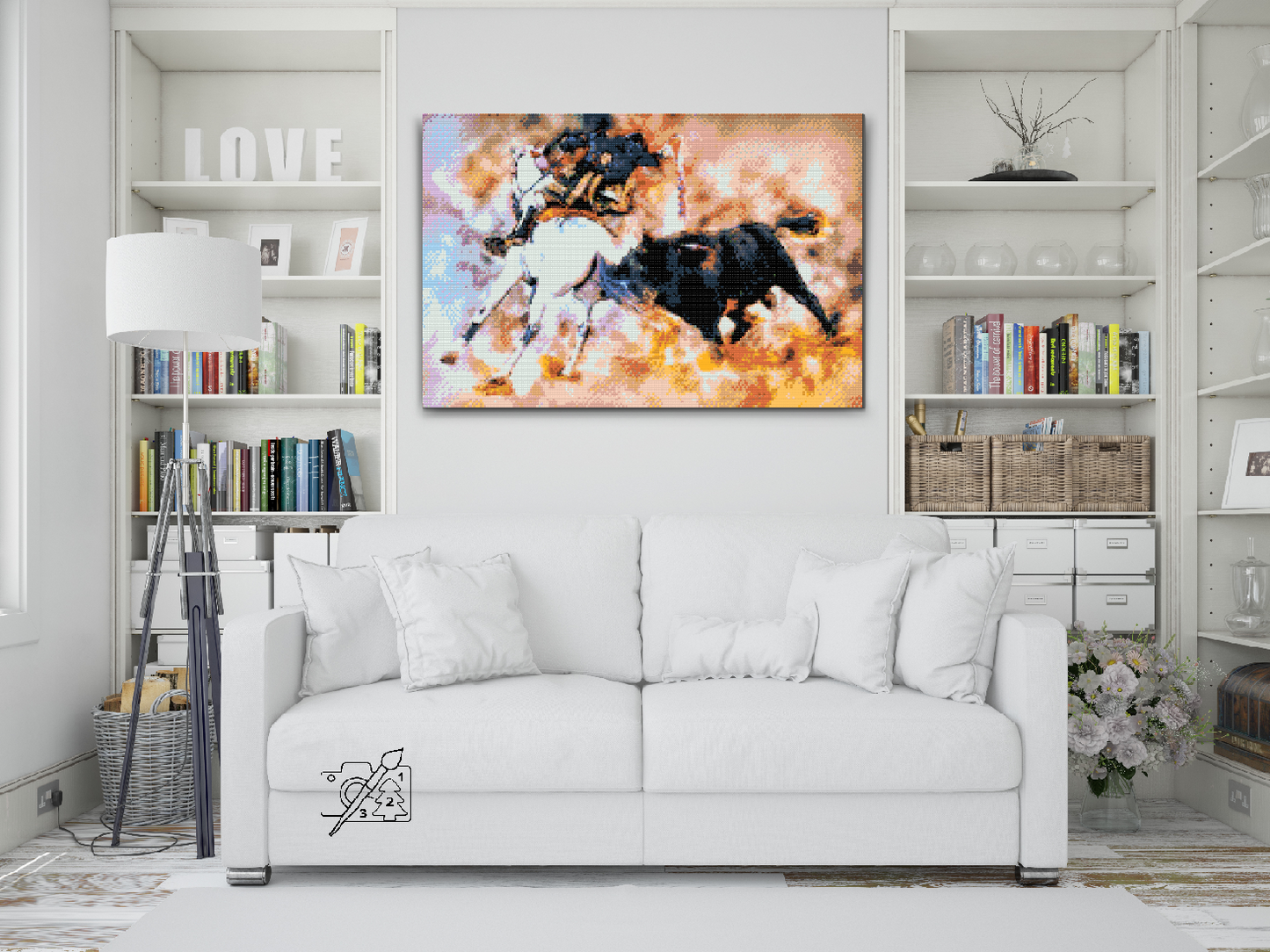 Diamond Painting - Tyrefægtning