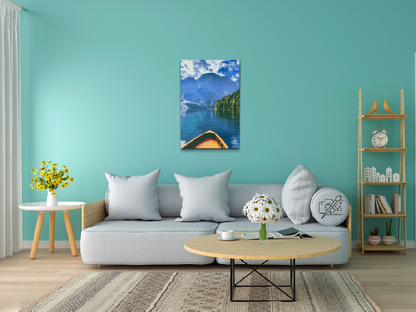 Diamond Painting - Lago di Braies, Italien