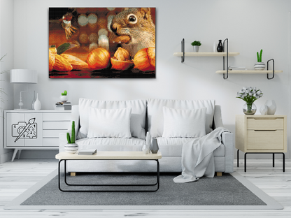Diamond Painting - Egern og fugl