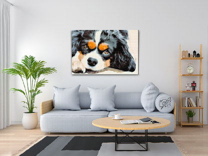 Diamond Painting - Thougtful Dog