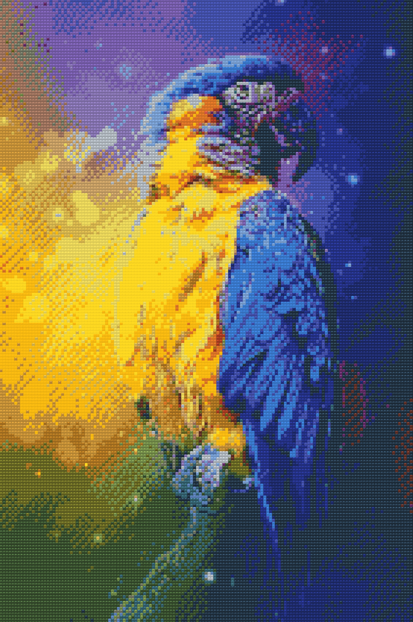 Diamond Painting - Papegøja
