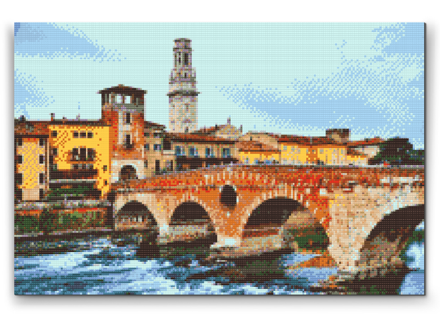 Diamond Painting - Stenbroen - Ponte Pietra, Verona