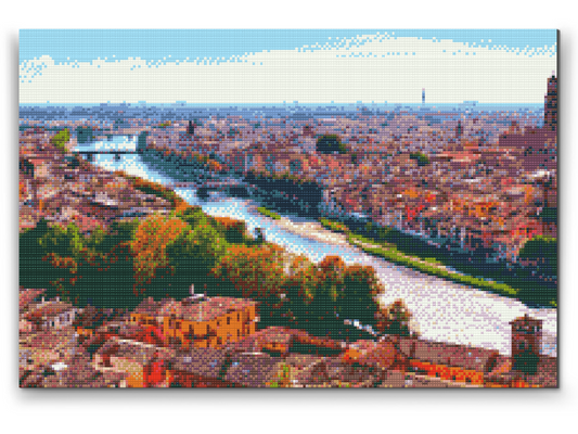 Diamond Painting - Byudsigt - Verona 2