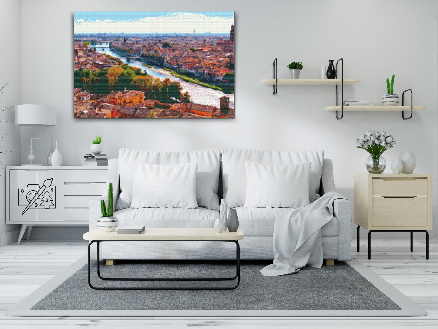 Diamond Painting - Byudsigt - Verona 2