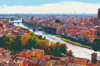 Diamond Painting - Byudsigt - Verona 2