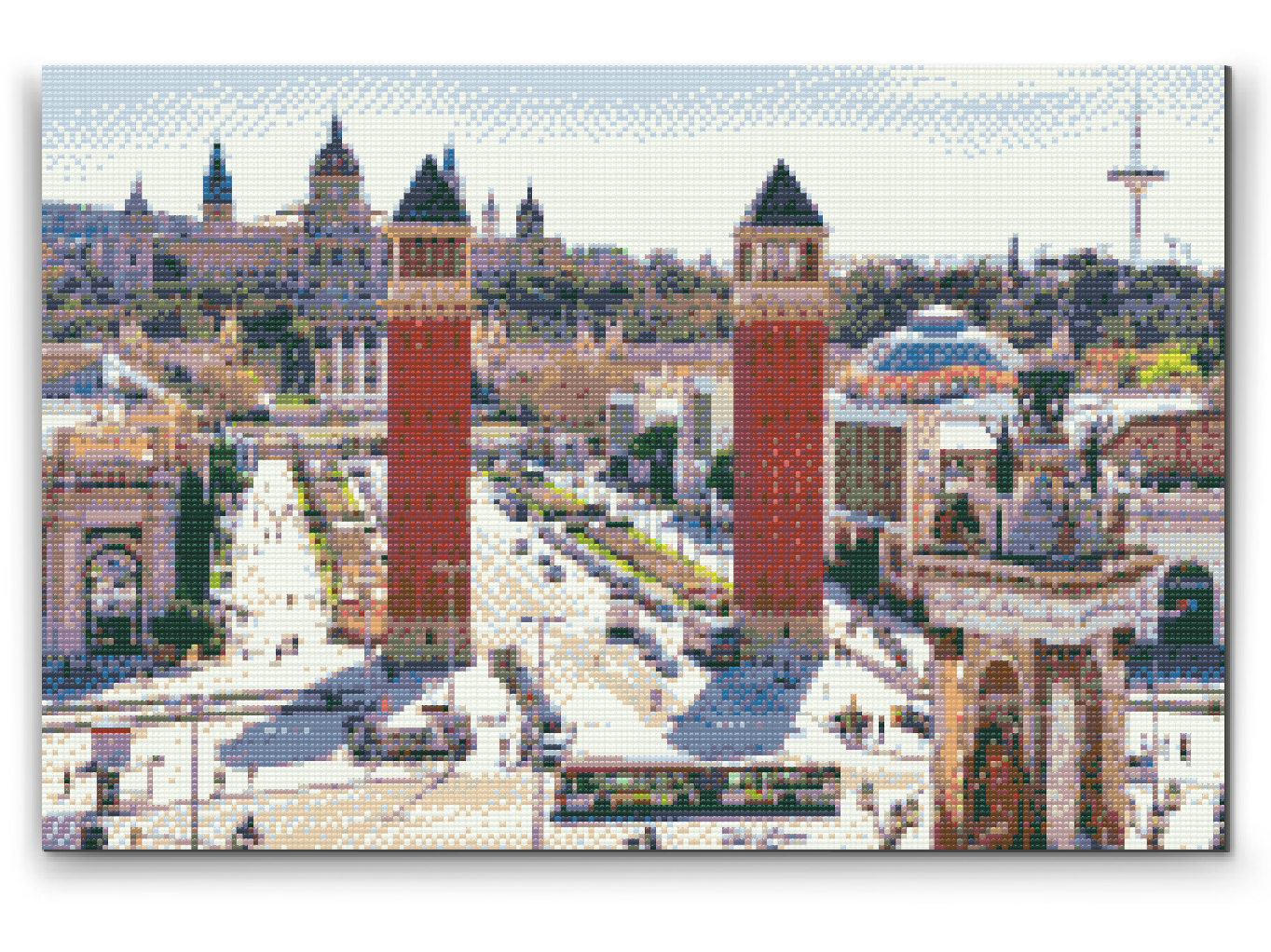 Diamond Painting - Barcelona City, Spanien