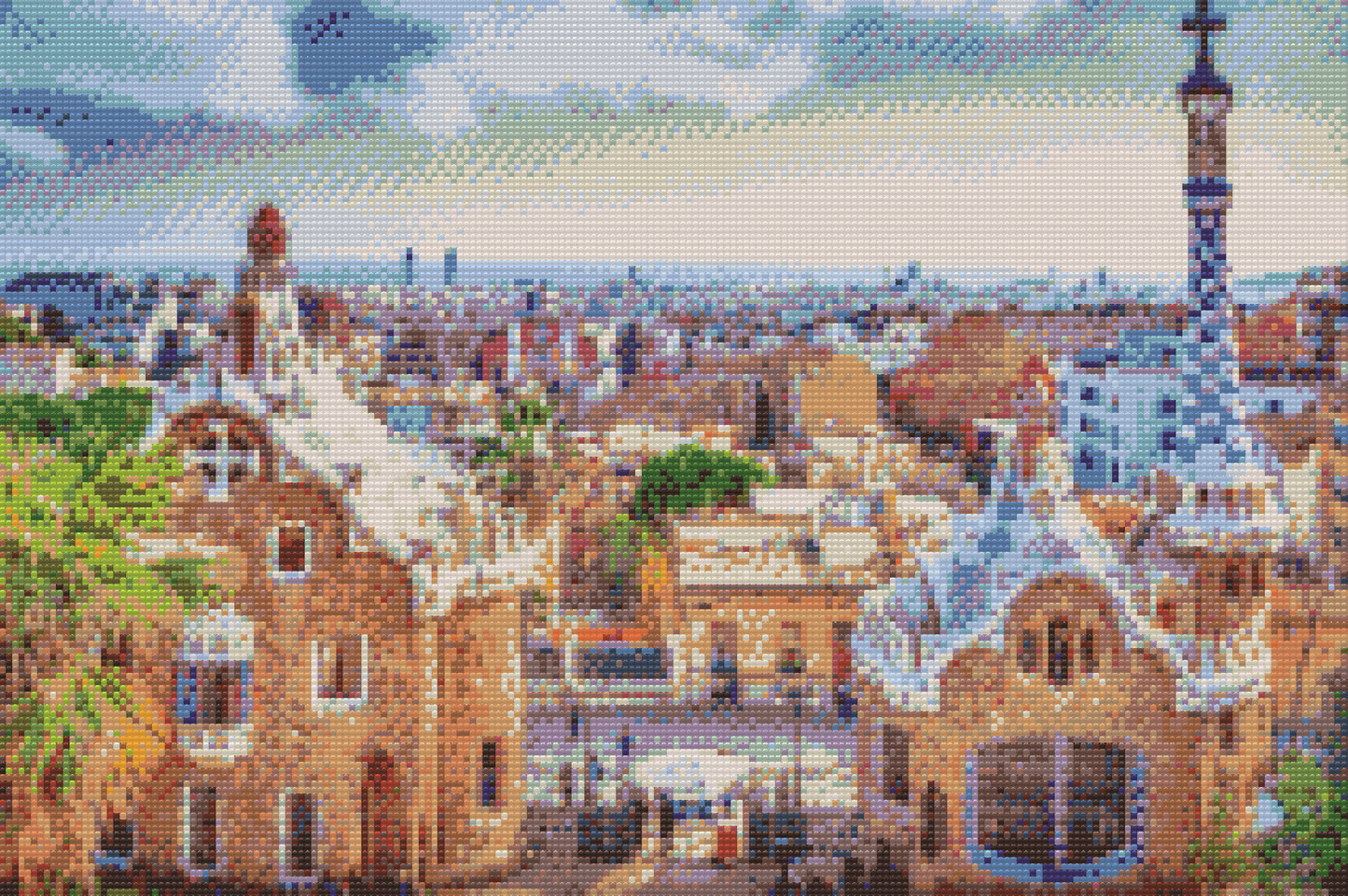 Diamond Painting - Park Güell, Barcelona