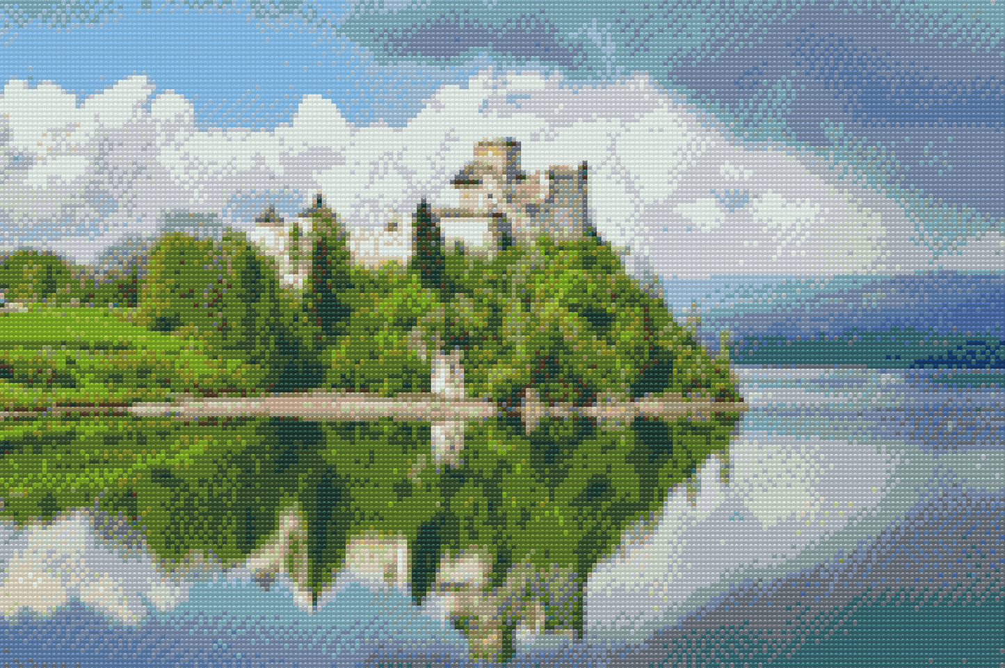 Diamond Painting - Niedzica Slot, Polen
