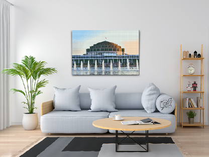 Diamond Painting - Centennial Hall, Wroclaw, Polen