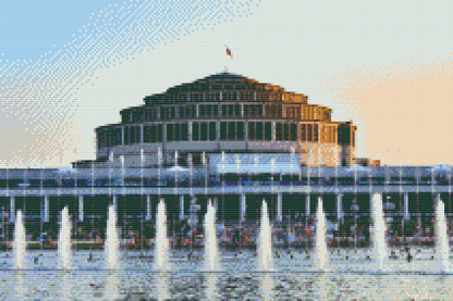 Diamond Painting - Centennial Hall, Wroclaw, Polen