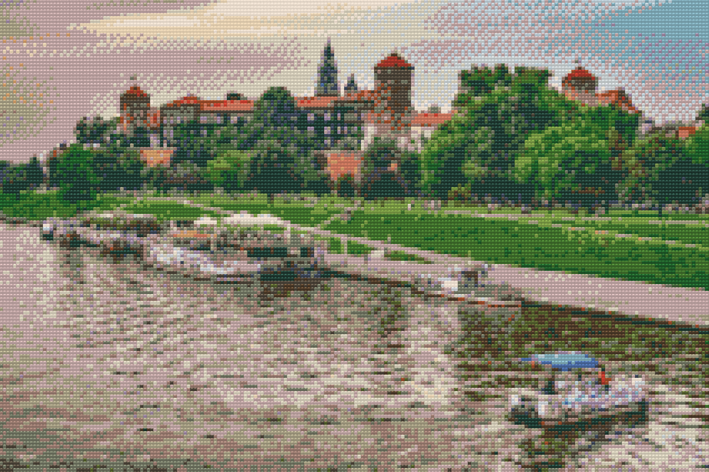 Diamond Painting - Wawel, Krakow, Polen