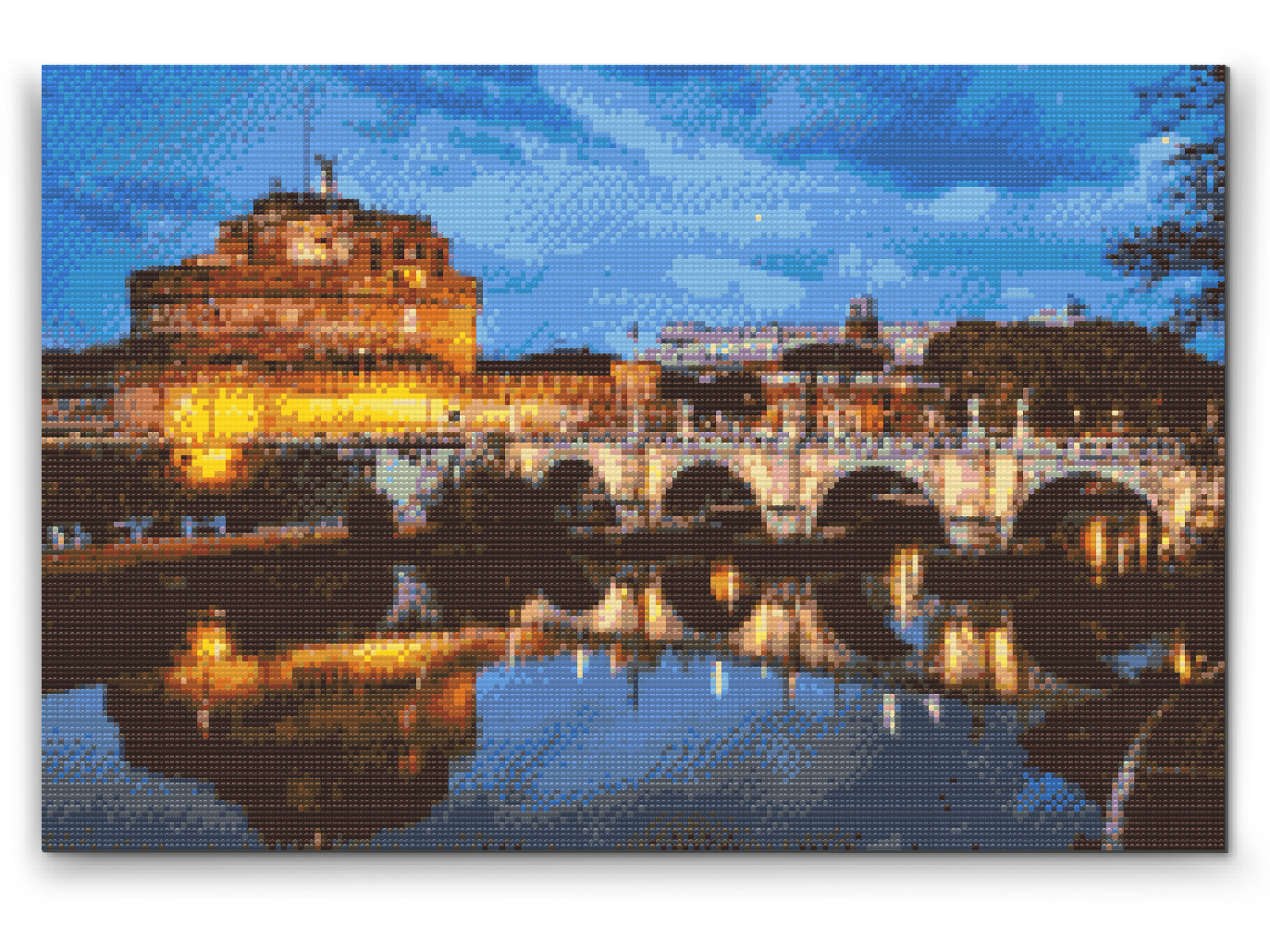 Diamond Painting - Castle Sant Angelo i Rom 2