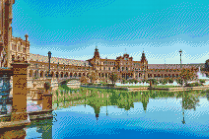 Diamond Painting - Plaza de Espaňa i Sevilla