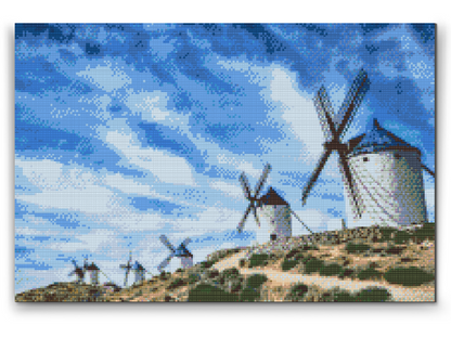 Diamond Painting - Vindmøller, Toledo