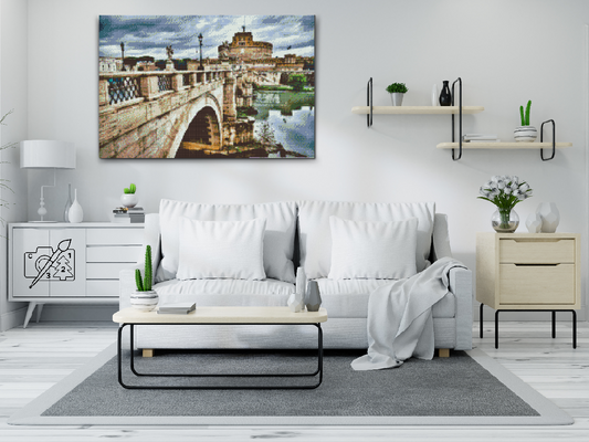 Diamond Painting - Castle Sant Angelo i Rom 2
