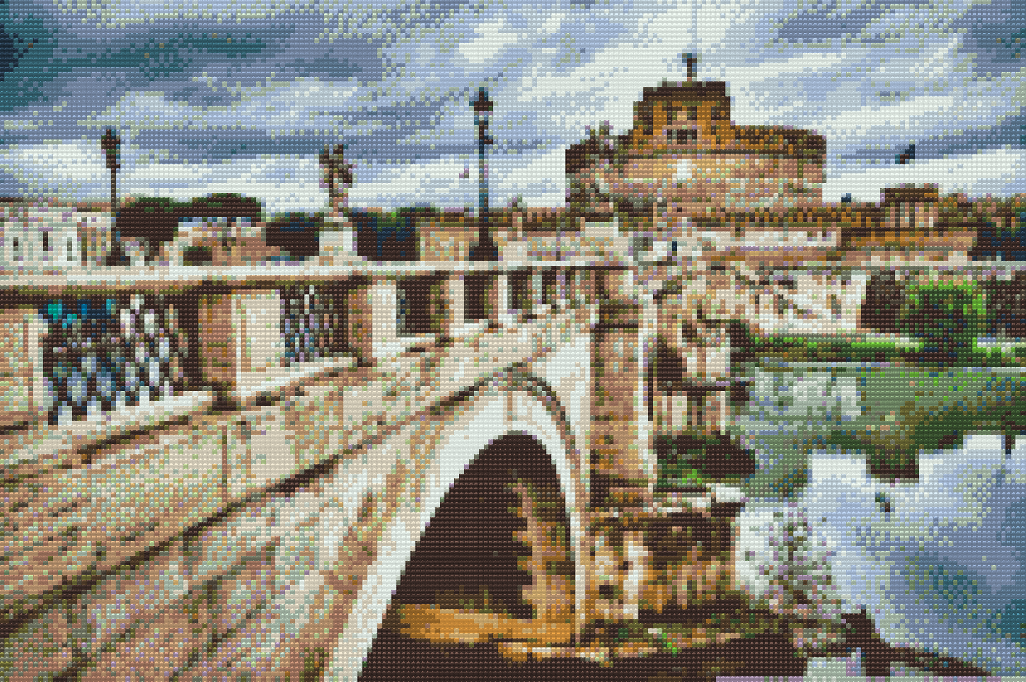 Diamond Painting - Castle Sant Angelo i Rom 2