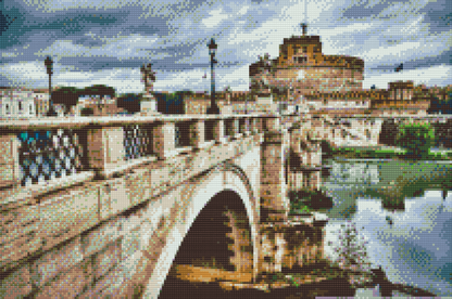 Diamond Painting - Castle Sant Angelo i Rom 2