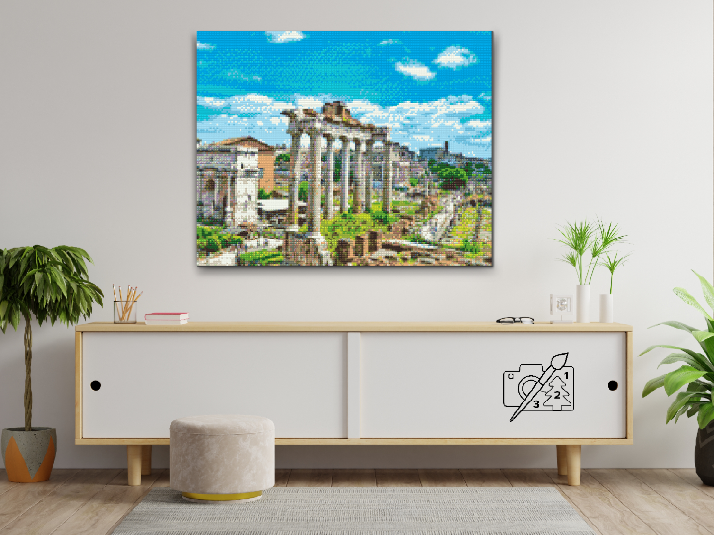 Diamond Painting - Forum Romanum, Rom 3