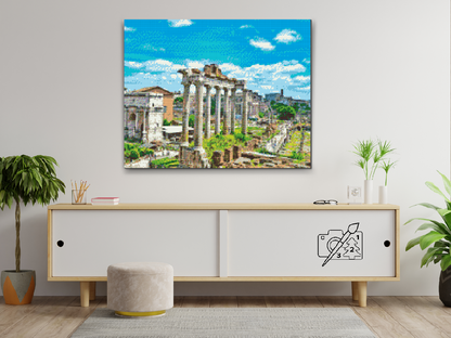 Diamond Painting - Forum Romanum, Rom 3