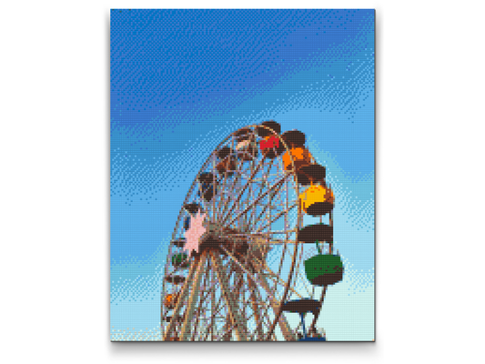 Diamond Painting - Tibidabo Forlystelsespark, Barcelona