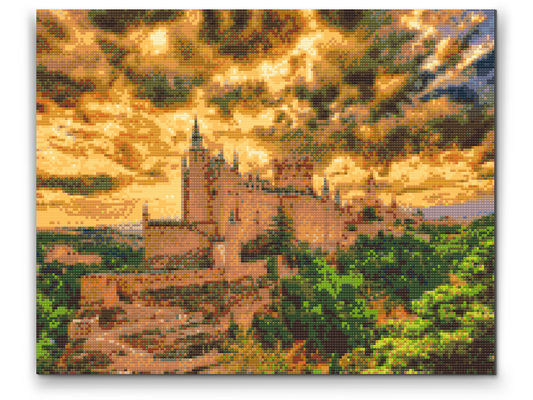 Diamond Painting - Alcazar Slot, Segovia