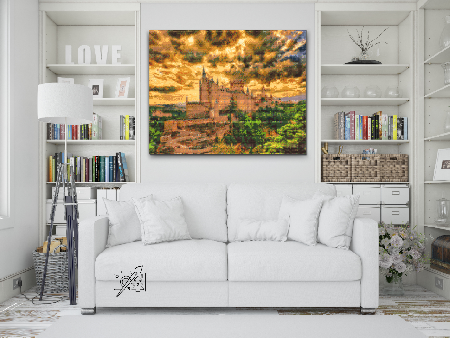 Diamond Painting - Alcazar Slot, Segovia