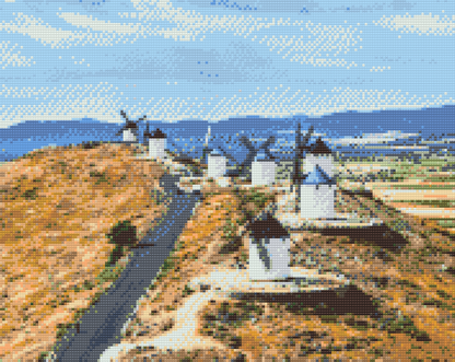 Diamond Painting - Vindmøller, Toledo 2