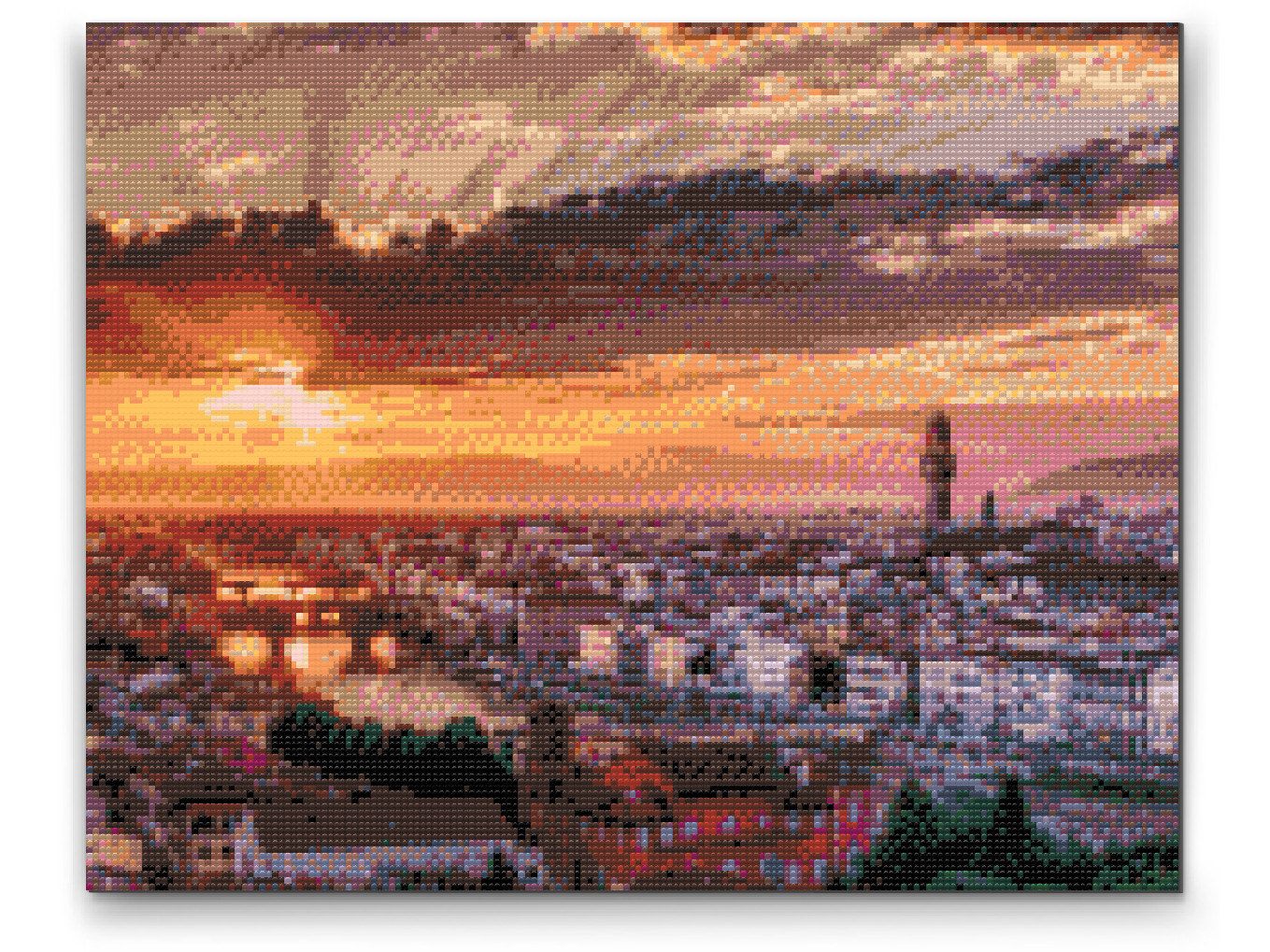 Diamond Painting - Solnedgang i Firenze
