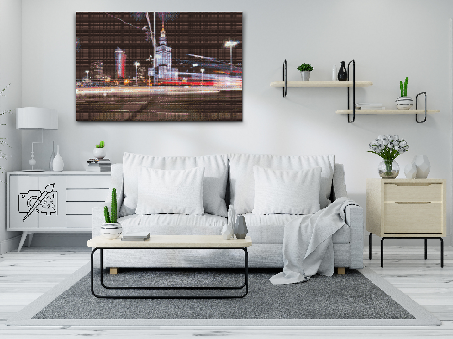 Diamond Painting - Nat i Warszawa