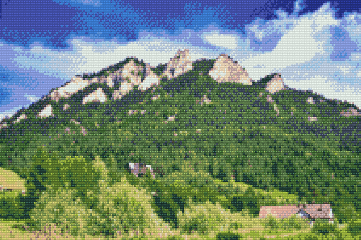 Diamond Painting - Tre Kroners Massiv, Polen