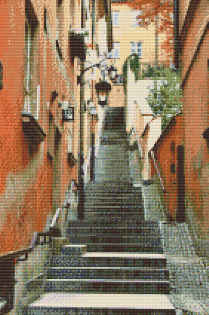 Diamond Painting - Warszawa - Gamle Bydel, Polen 2