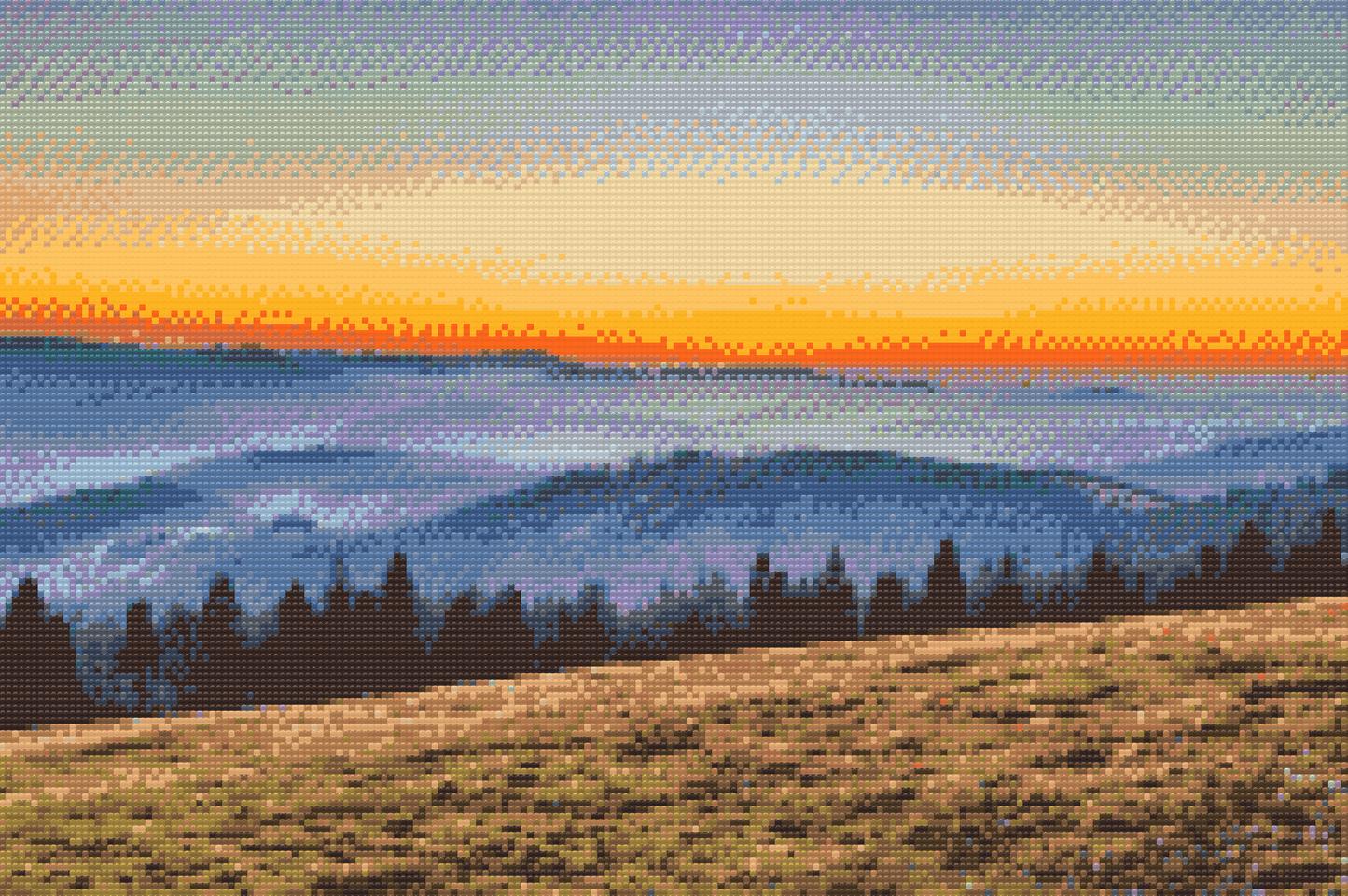 Diamond Painting - Beskider, Tjekkiet