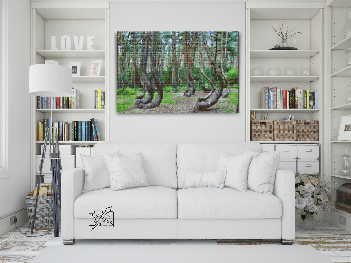 Diamond Painting - Kroget Skov i Polen