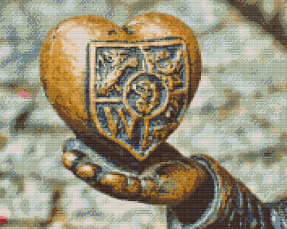 Diamond Painting - Heart on Hands, Wroclaw, Polen