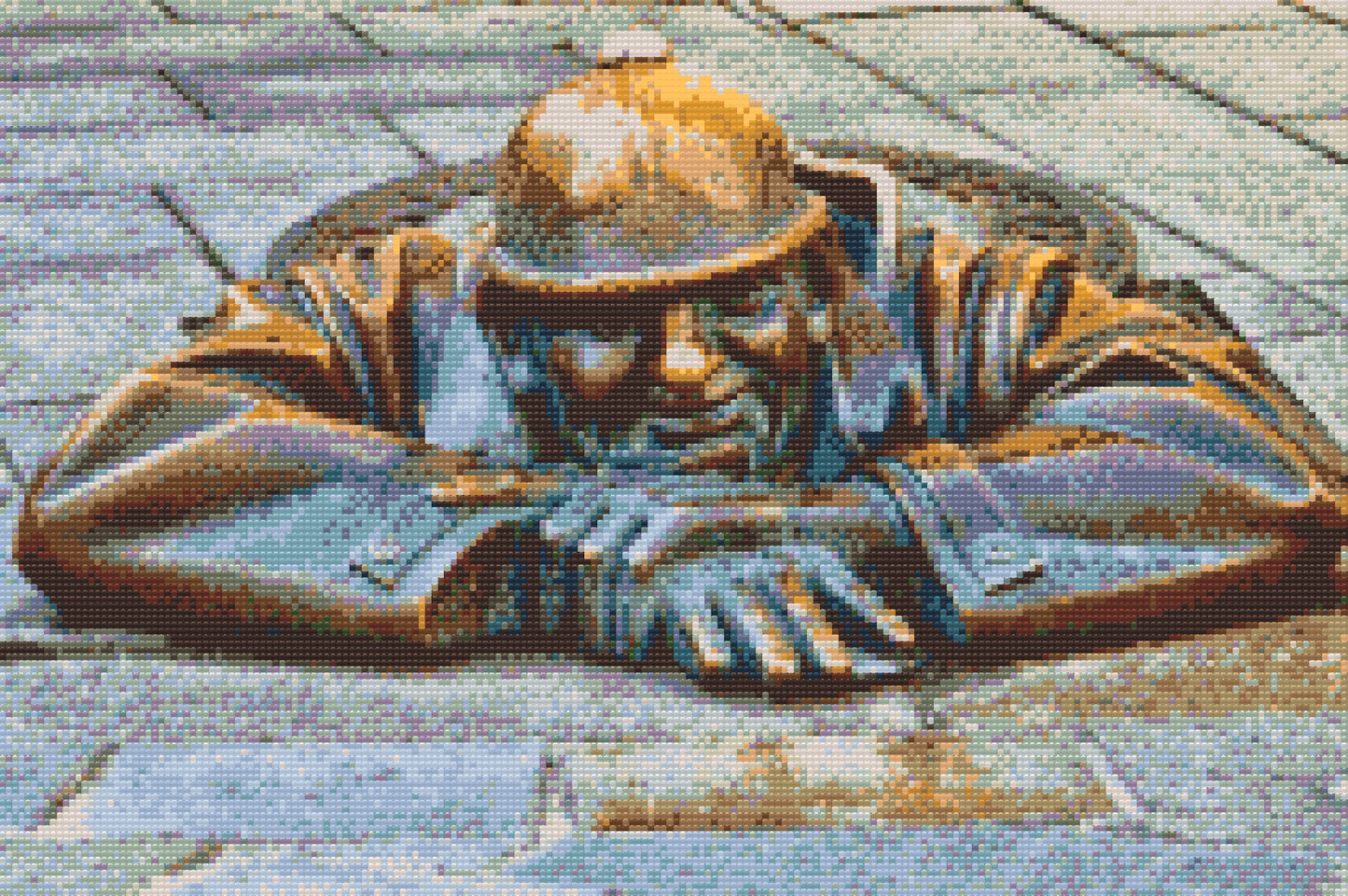 Diamond Painting - Čumil, Mand på arbejde, Bratislava, Slovakiet