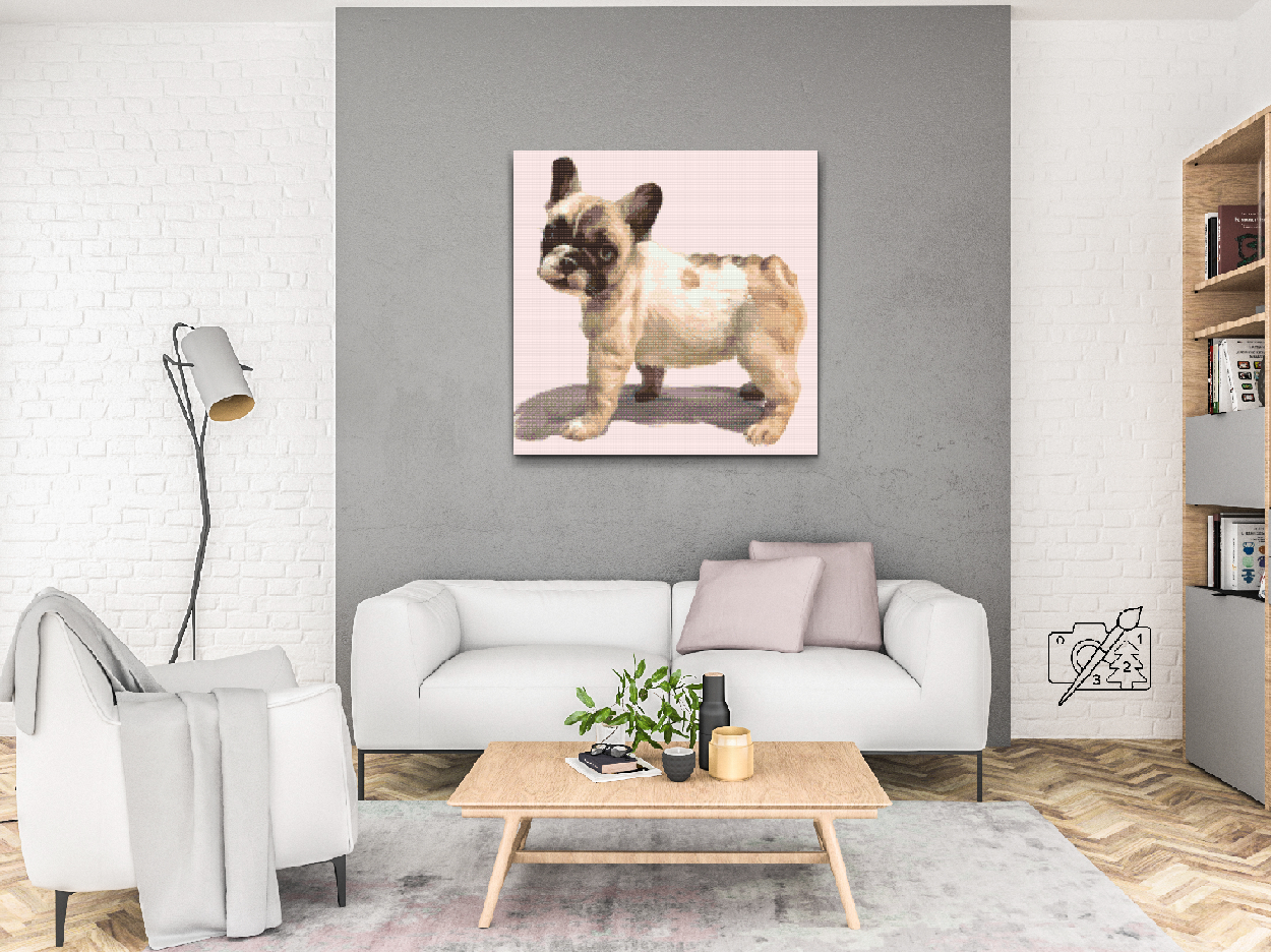 Diamond Painting - Fransk bulldog