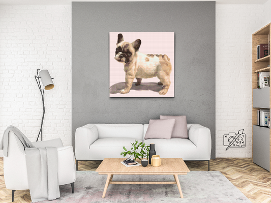 Diamond Painting - Fransk bulldog